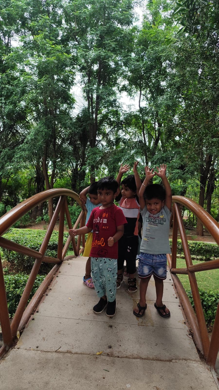 Children on an excursion with MAA Day Care